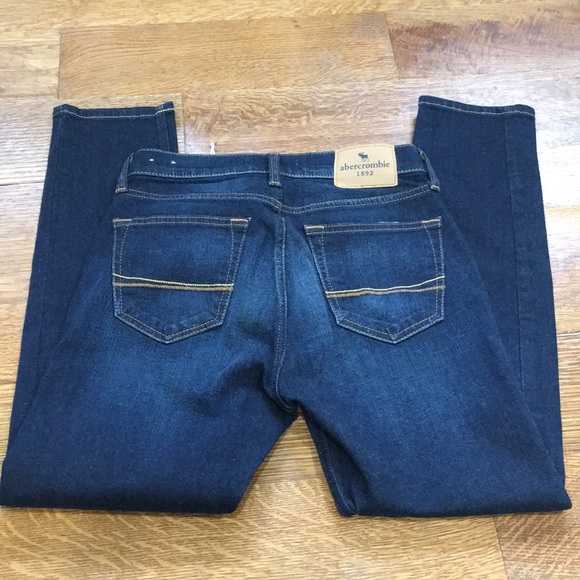 Abercrombie kids taper fit slim jeans size 13/14 - Picture 6 of 8